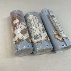 Vintage 90s Design Edge Country Bear Hugs Plaid Enterprises Lot 3